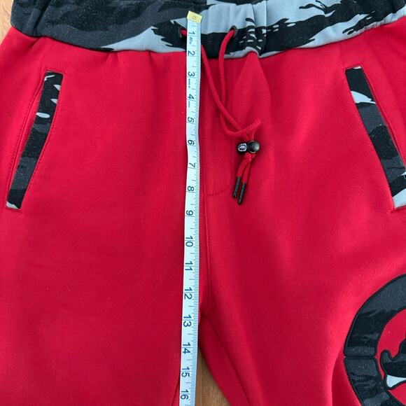 Ecko Unltd Joggers Vintage Red Camo Joggers Y2K Skate 90s City Hip Hop Retro - Picture 7 of 12